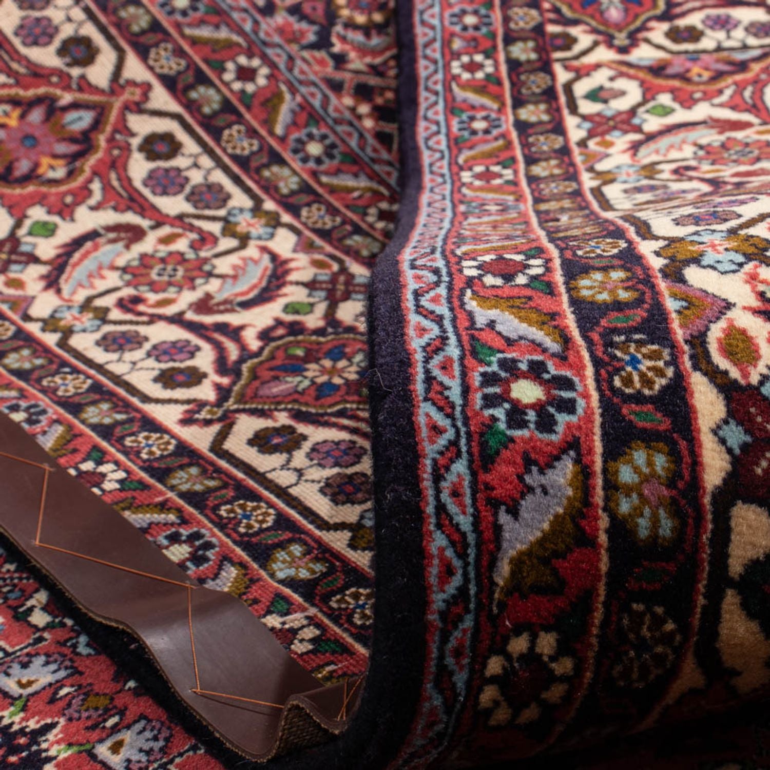 Alfombra persa - Bidjar - 338 x 250 cm - marrón