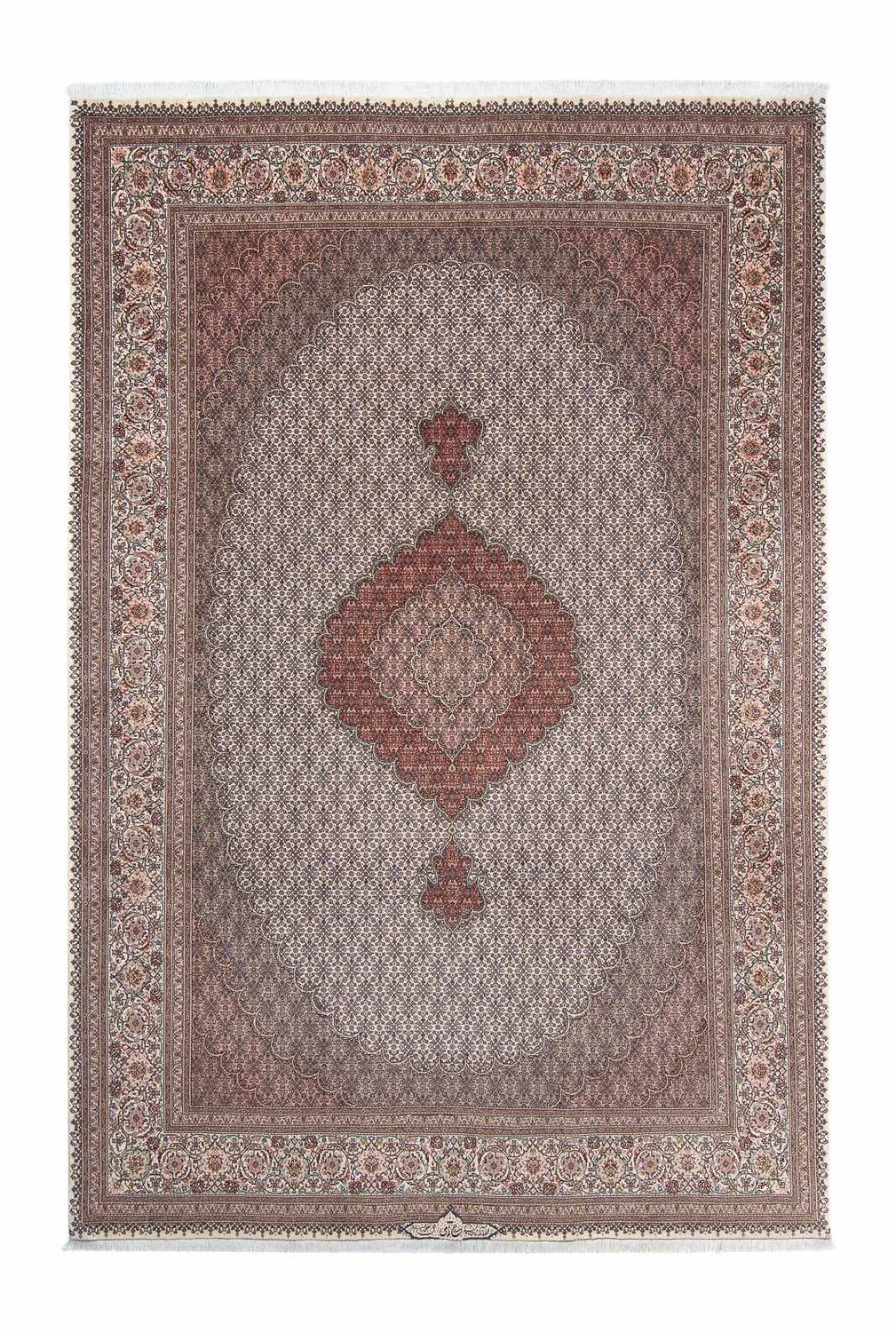 Alfombra persa - Tabriz - 307 x 202 cm - marrón