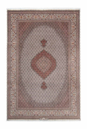 Alfombra persa - Tabriz - 307 x 202 cm - marrón