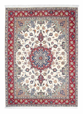 Alfombra Persa - Tabriz - Real - 206 x 154 cm - beige