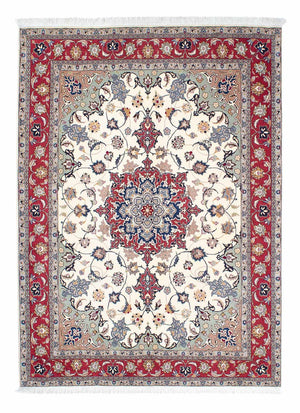 Alfombra Persa - Tabriz - Real - 206 x 154 cm - beige