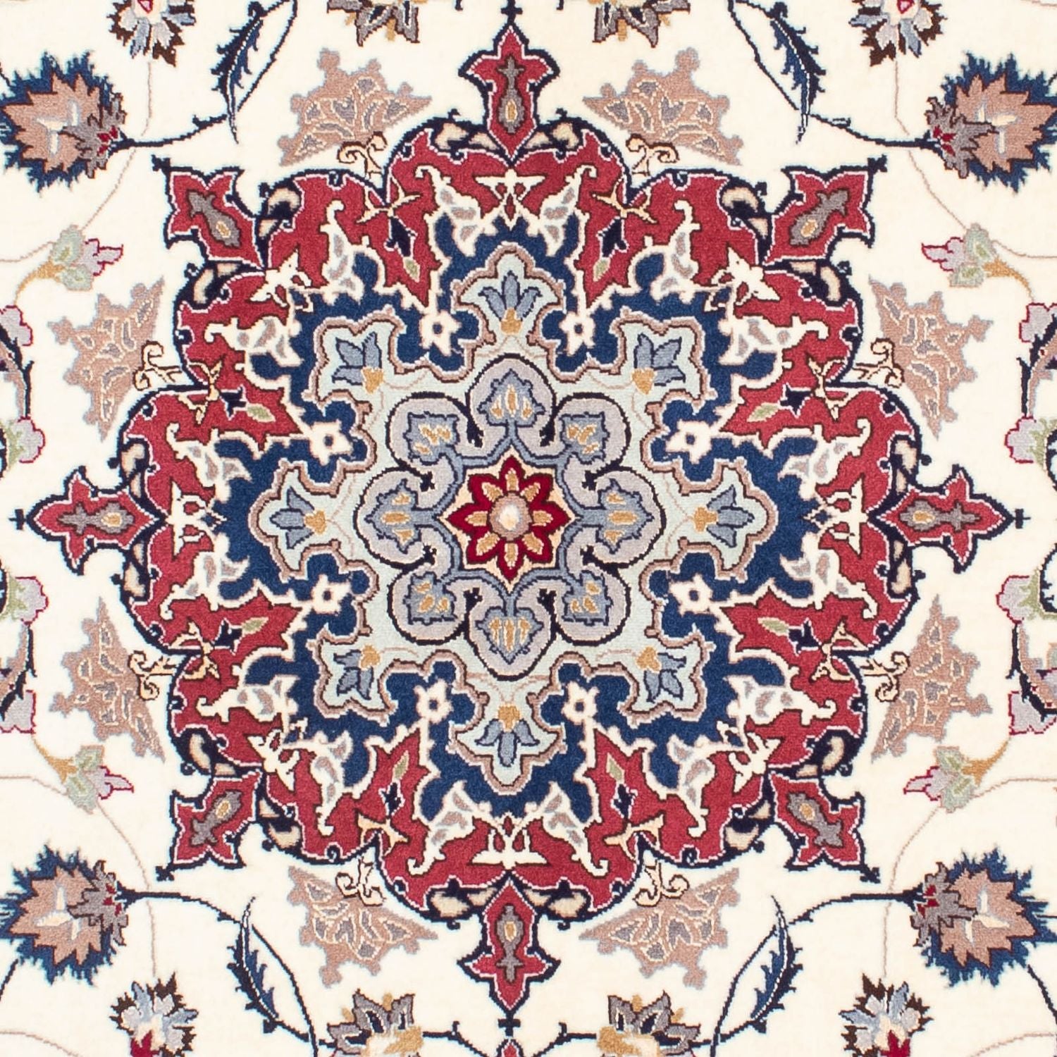 Alfombra Persa - Tabriz - Real - 206 x 154 cm - beige