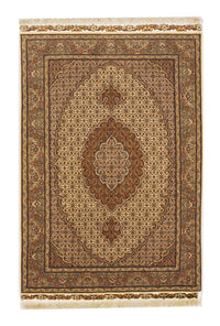 Alfombra Persa - Tabriz - Real - 154 x 106 cm - beige