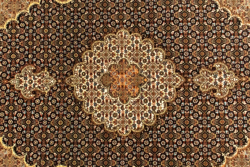 Alfombra Persa - Tabriz - Real - 150 x 105 cm - azul oscuro