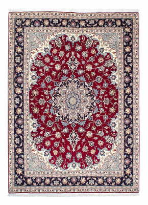 Alfombra Persa - Tabriz - Real - 207 x 155 cm - rojo oscuro