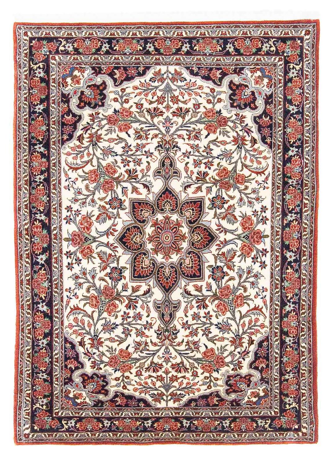 Alfombra persa - Bidjar - 157 x 112 cm - beige
