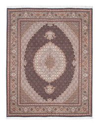 Alfombra persa - Tabriz - 187 x 150 cm - marrón claro