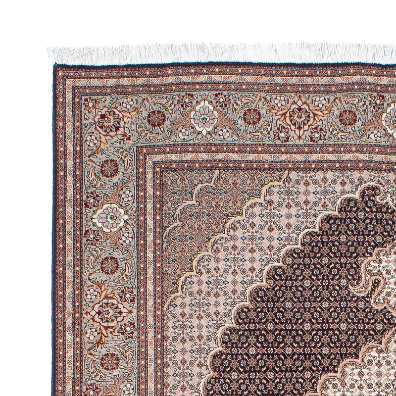 Alfombra persa - Tabriz - 187 x 150 cm - marrón claro