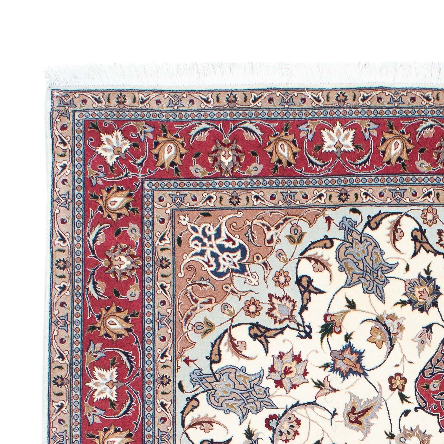 Alfombra Persa - Tabriz - Real - 208 x 152 cm - beige