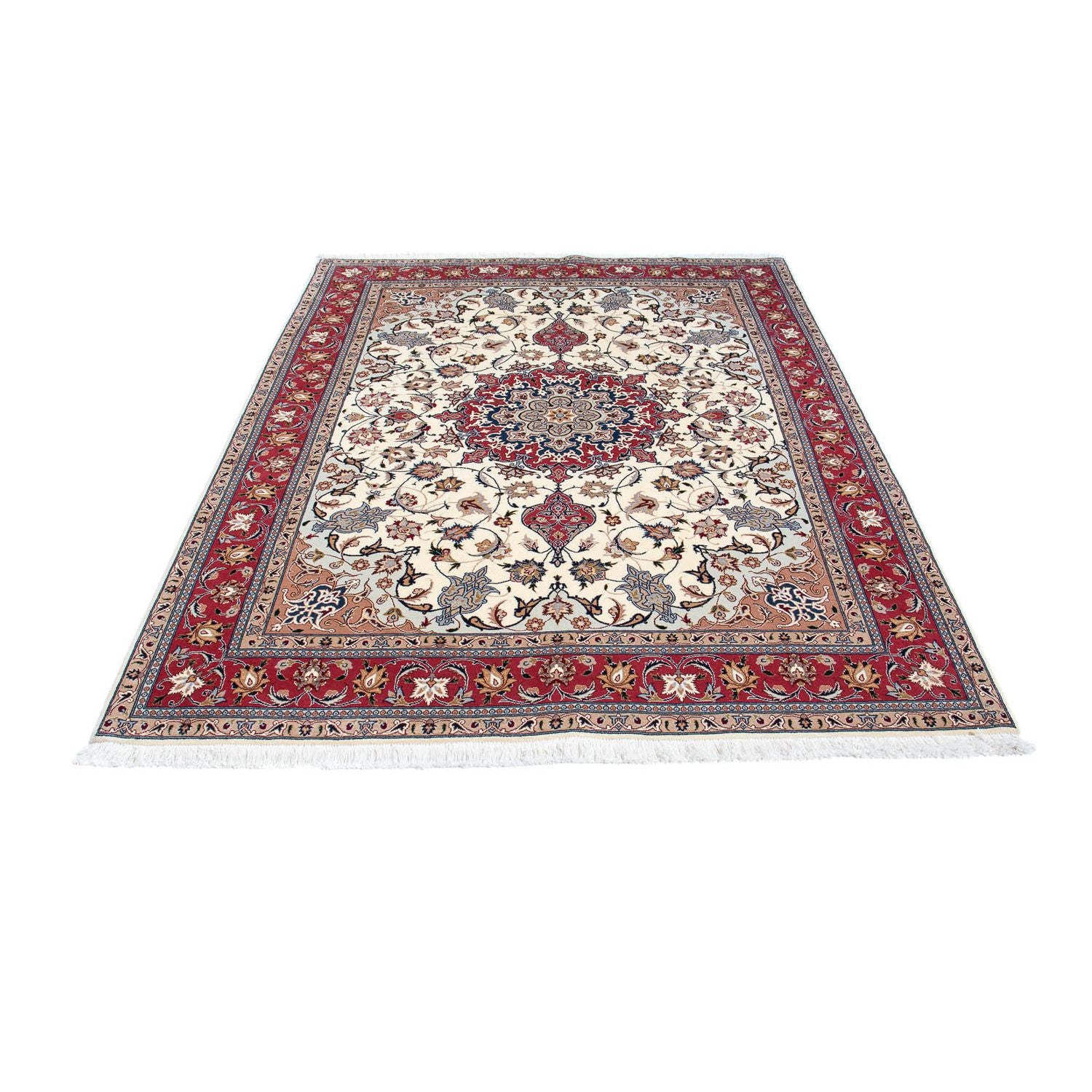 Alfombra Persa - Tabriz - Real - 208 x 152 cm - beige