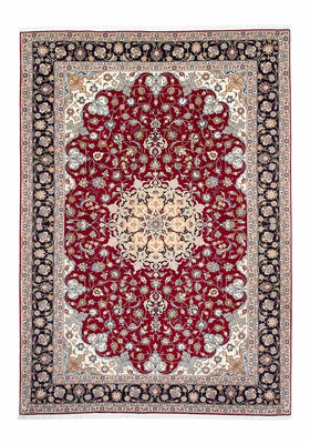 Alfombra Persa - Tabriz - Real - 305 x 205 cm - rojo oscuro