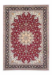 Alfombra Persa - Tabriz - Real - 305 x 205 cm - rojo oscuro
