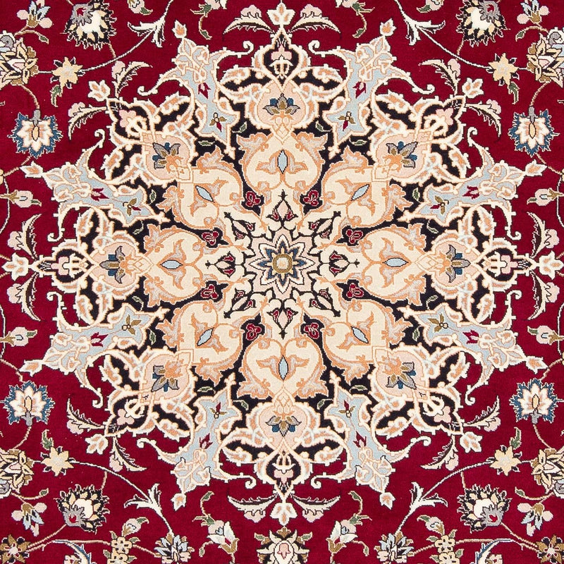 Alfombra Persa - Tabriz - Real - 305 x 205 cm - rojo oscuro