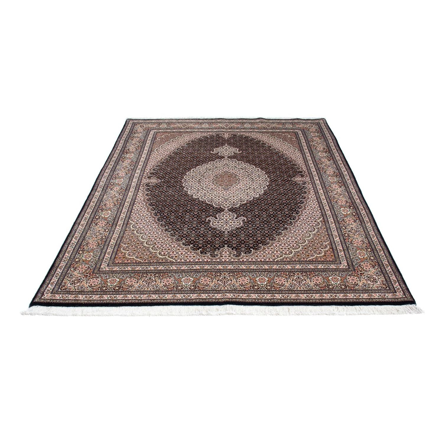 Alfombra Persa - Tabriz - Real - 208 x 150 cm - marrón claro
