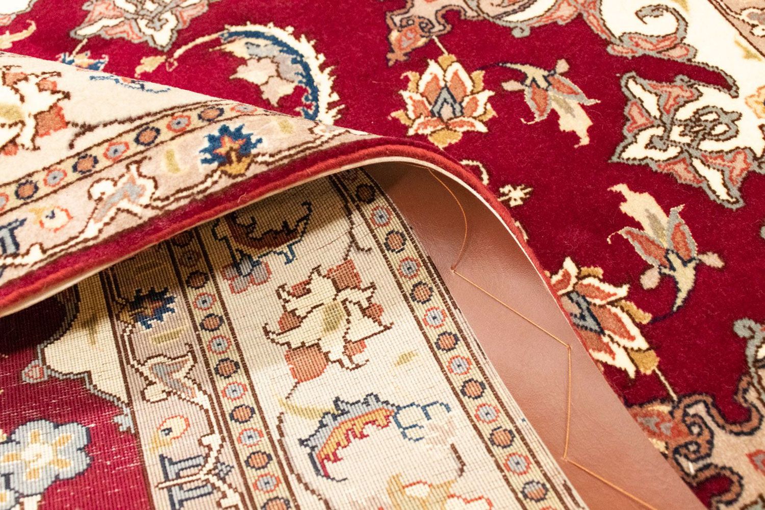 Alfombra Persa - Tabriz - Real - 150 x 100 cm - rojo