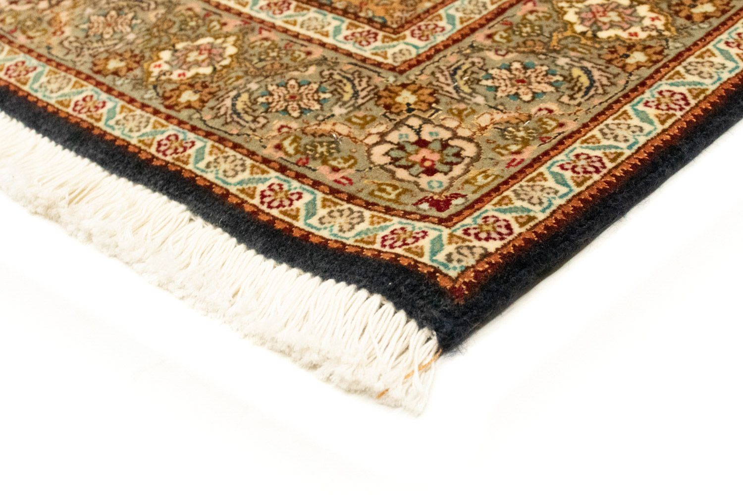 Alfombra Persa - Tabriz - Real - 155 x 102 cm - azul oscuro