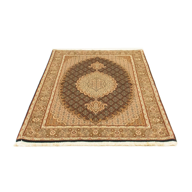 Alfombra Persa - Tabriz - Real - 155 x 102 cm - azul oscuro