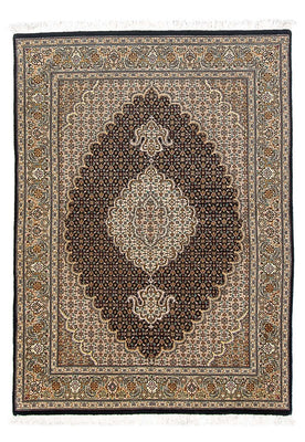Alfombra Persa - Tabriz - Real - 148 x 100 cm - azul oscuro