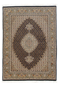 Alfombra Persa - Tabriz - Real - 148 x 100 cm - azul oscuro