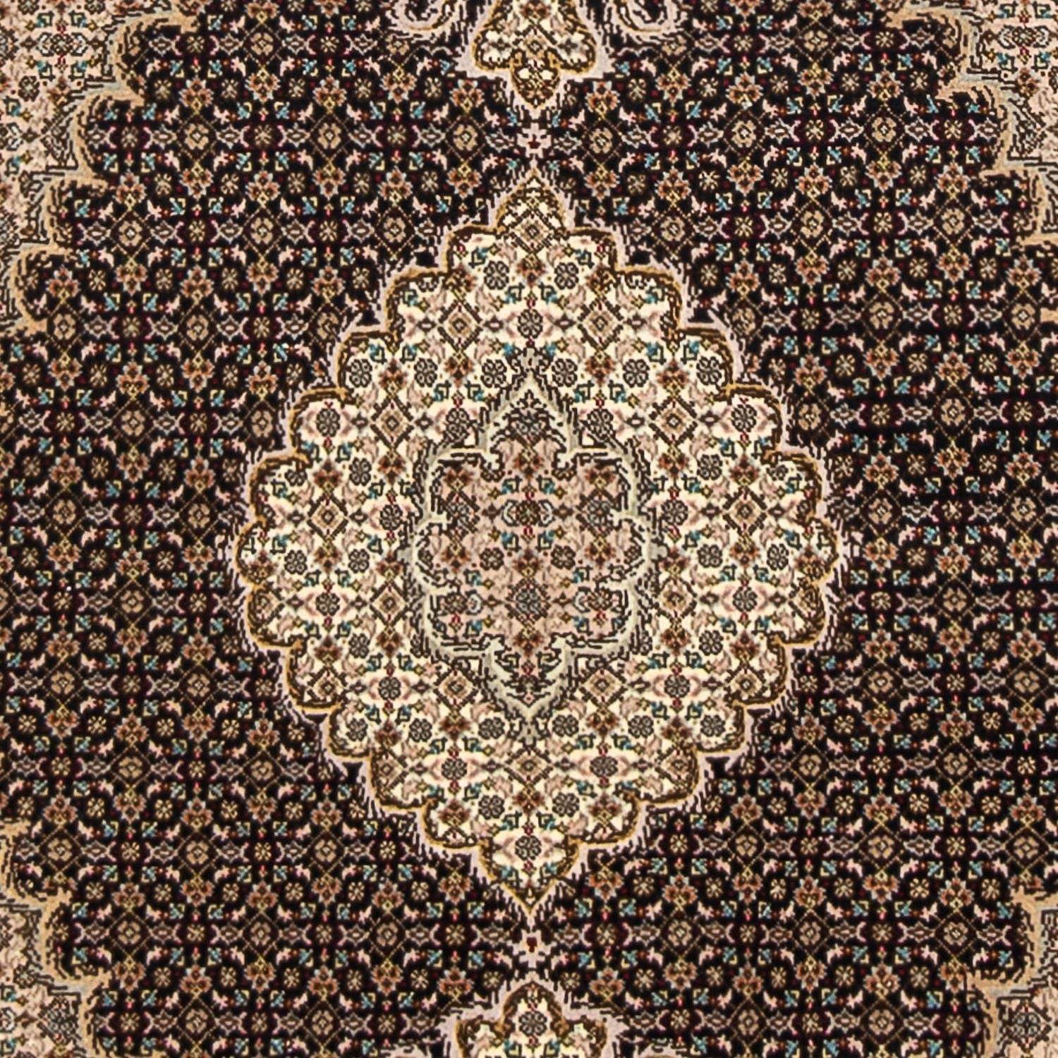 Alfombra Persa - Tabriz - Real - 148 x 100 cm - azul oscuro