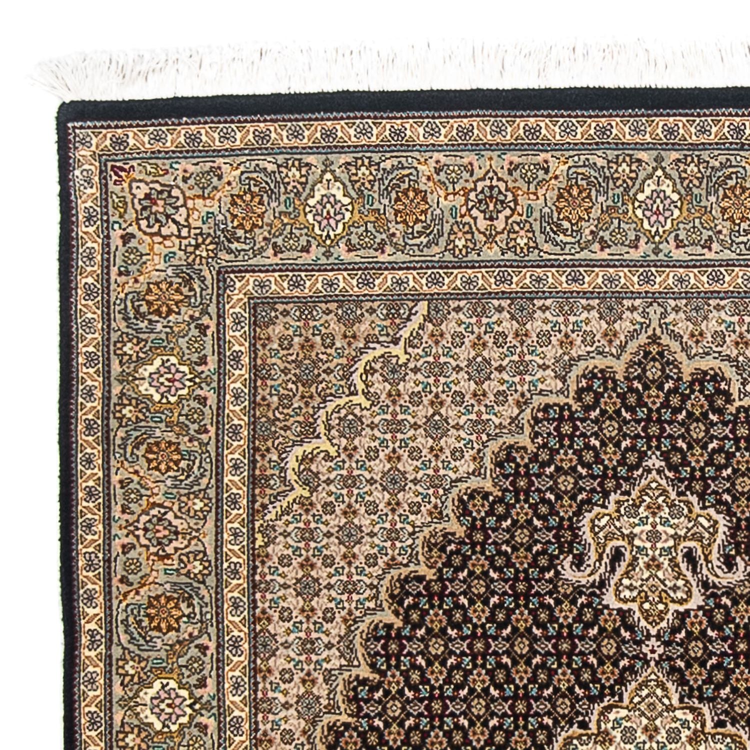 Alfombra Persa - Tabriz - Real - 148 x 100 cm - azul oscuro