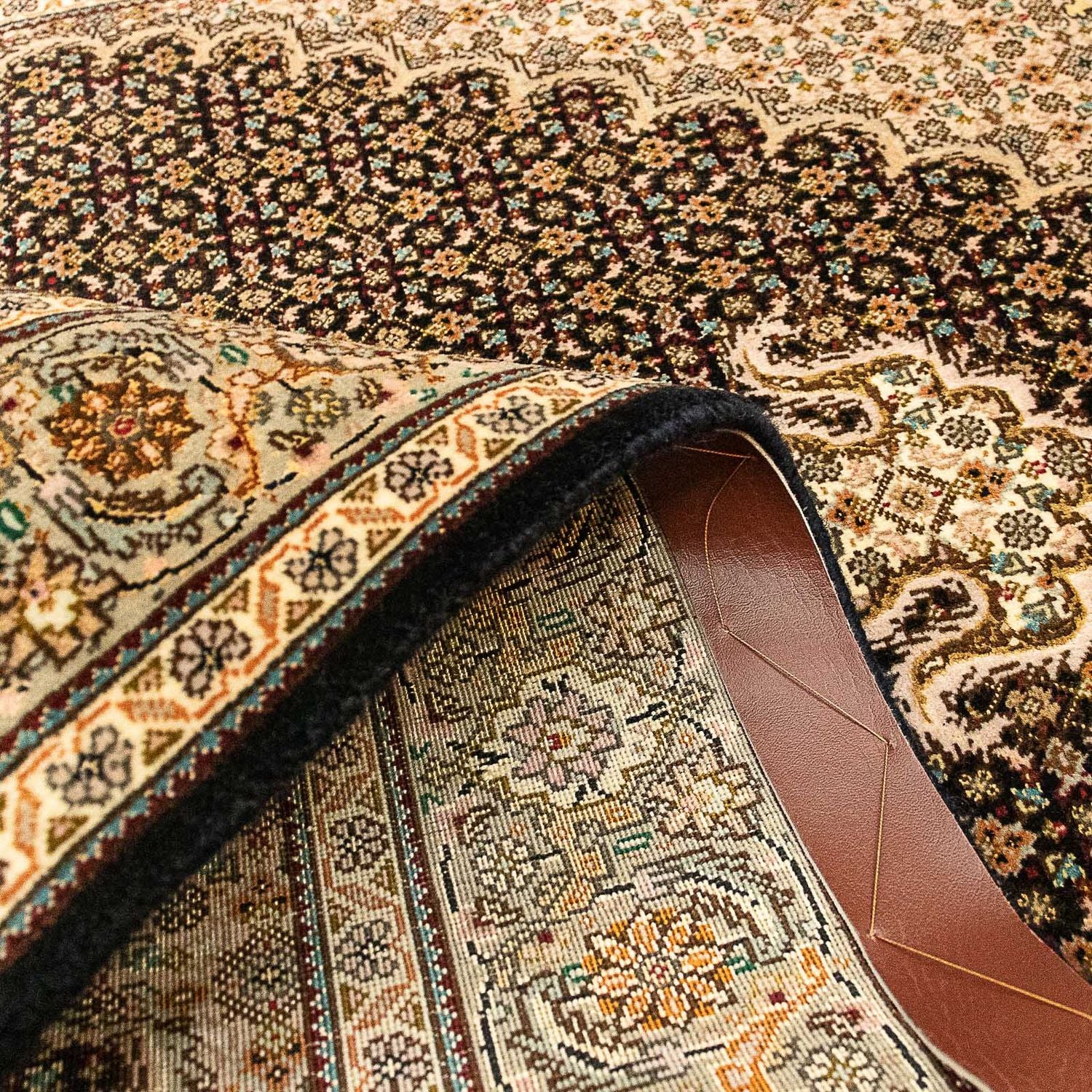 Alfombra Persa - Tabriz - Real - 148 x 100 cm - azul oscuro