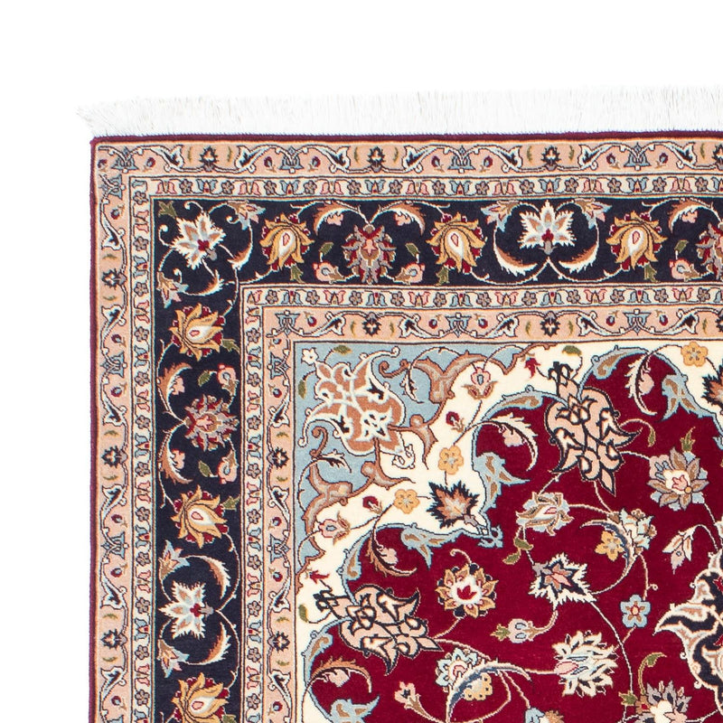 Alfombra Persa - Tabriz - Real - 207 x 153 cm - rojo oscuro