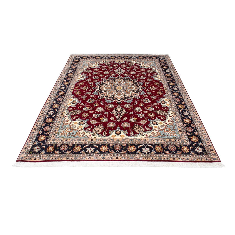 Alfombra Persa - Tabriz - Real - 207 x 153 cm - rojo oscuro