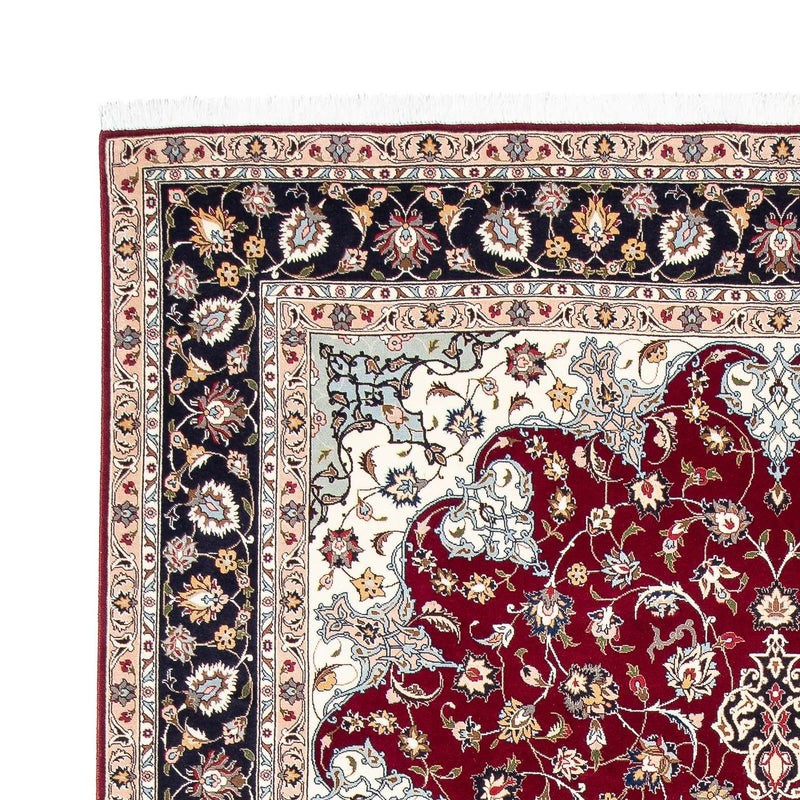 Alfombra Persa - Tabriz - Real - 302 x 203 cm - rojo oscuro