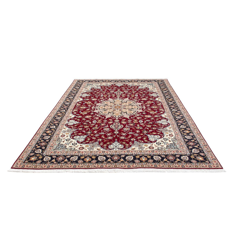 Alfombra Persa - Tabriz - Real - 302 x 203 cm - rojo oscuro