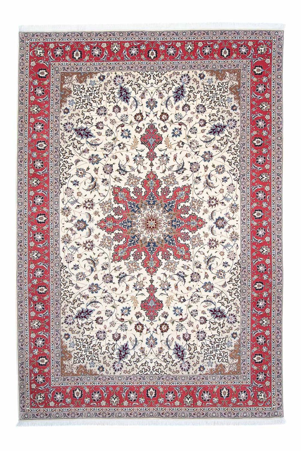 Alfombra Persa - Tabriz - Real - 310 x 207 cm - beige