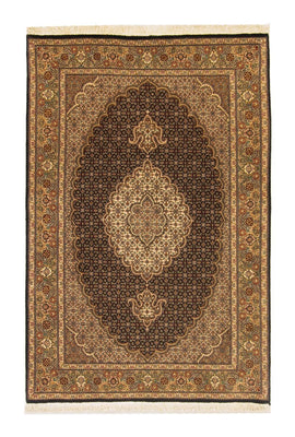 Alfombra Persa - Tabriz - Real - 153 x 102 cm - azul oscuro