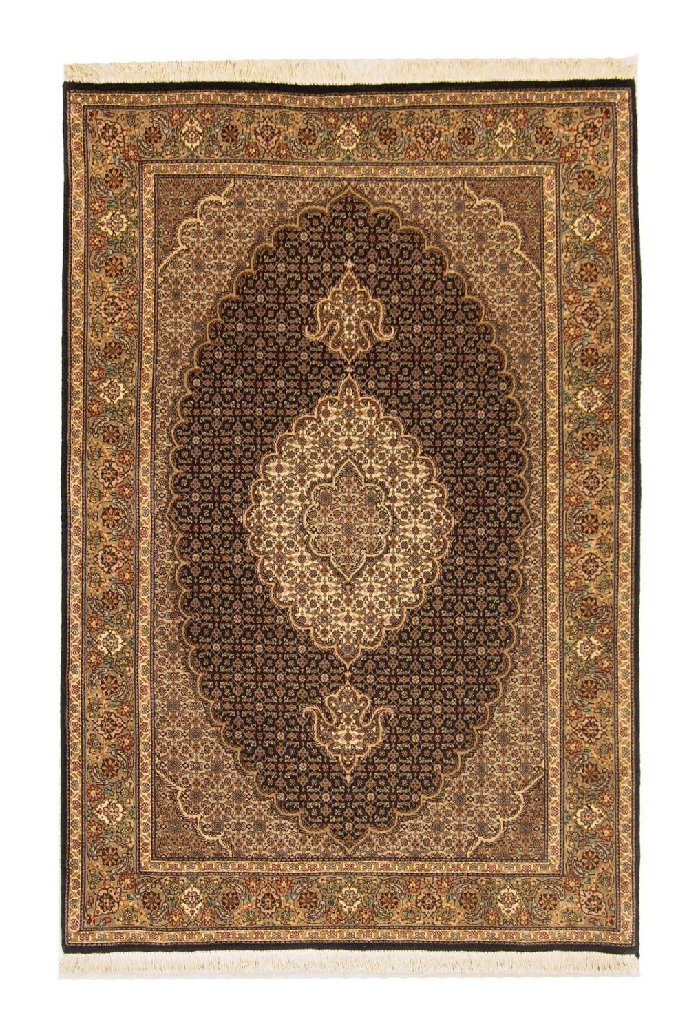 Alfombra Persa - Tabriz - Real - 153 x 102 cm - azul oscuro