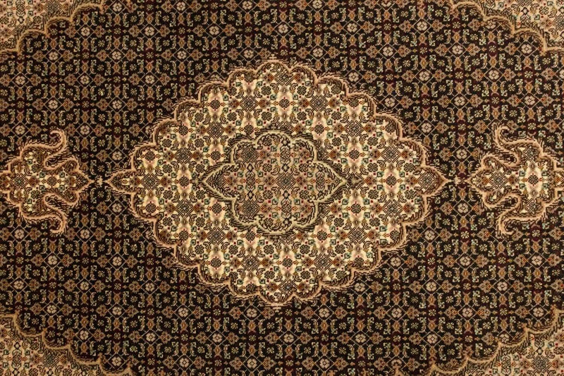 Alfombra Persa - Tabriz - Real - 153 x 102 cm - azul oscuro