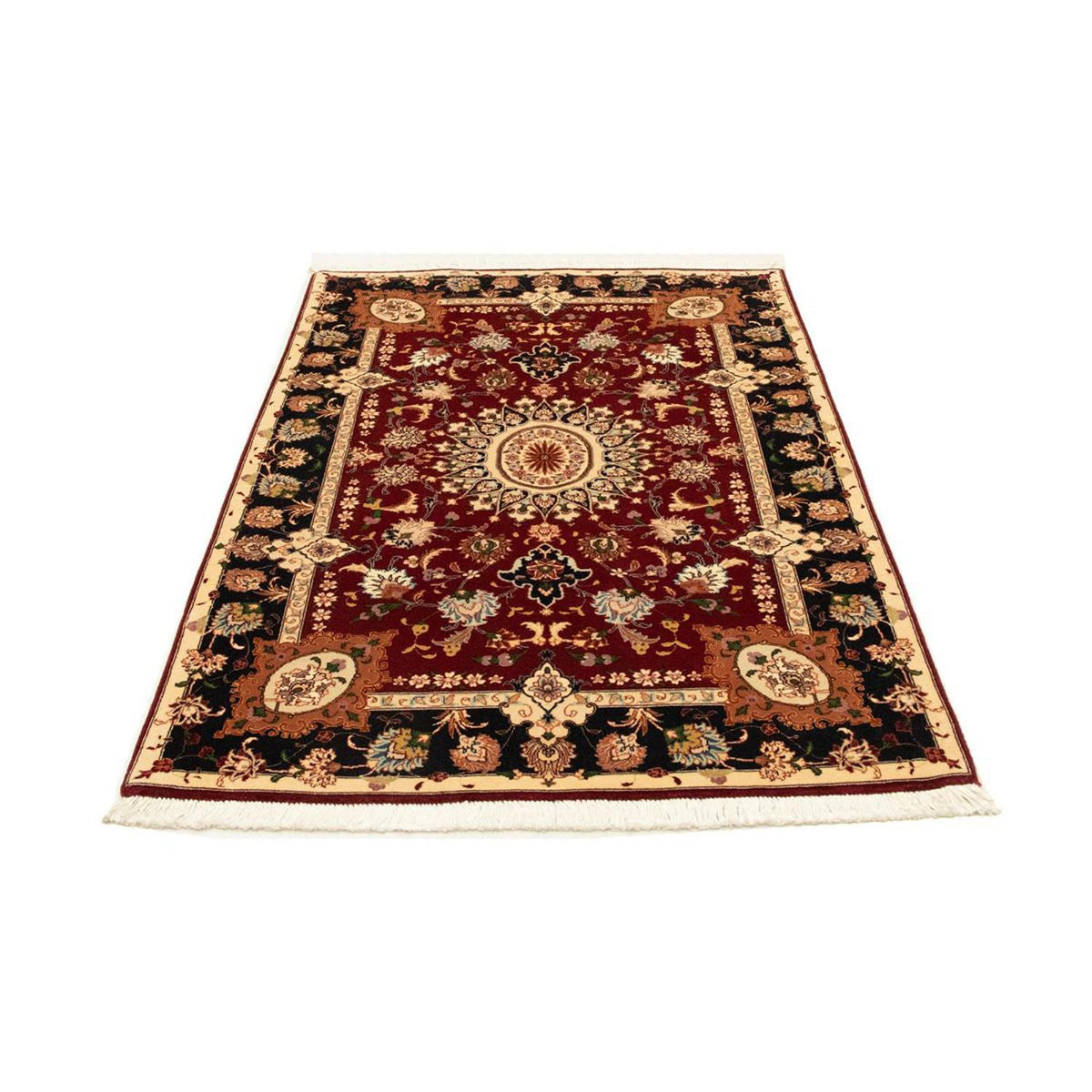 Alfombra Persa - Tabriz - Real - 154 x 102 cm - rojo