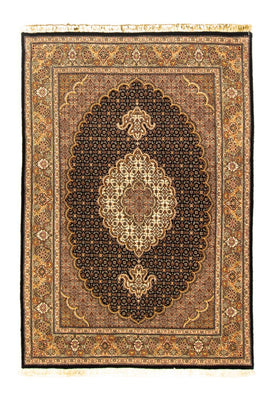 Alfombra persa - Tabriz - 145 x 104 cm - negro