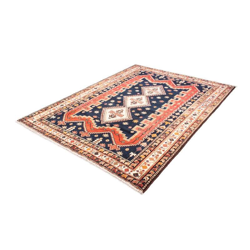 Alfombra persa - Nómada - 207 x 158 cm - azul oscuro