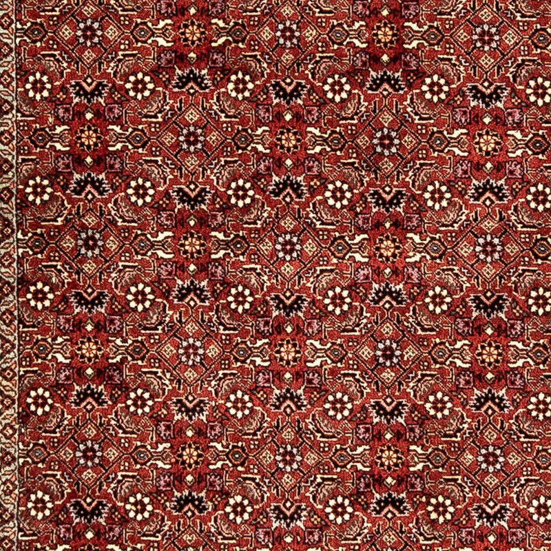 Alfombra de pasillo Alfombra persa - Bidjar - 296 x 81 cm - rojo oscuro