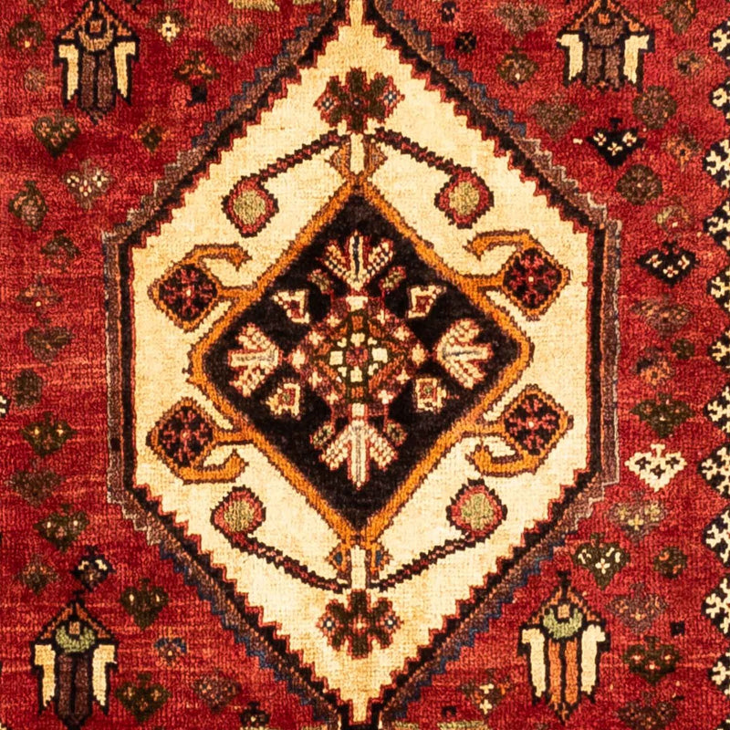 Alfombra persa - Nómada - 276 x 172 cm - rojo oscuro