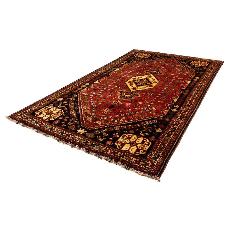 Alfombra persa - Nómada - 276 x 172 cm - rojo oscuro