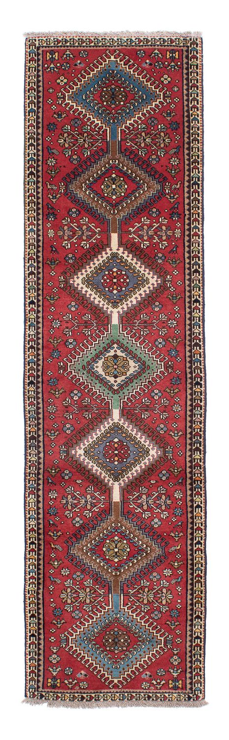 Alfombra de pasillo Alfombra persa - Nómada - 281 x 75 cm - rojo