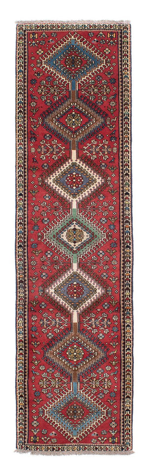 Alfombra de pasillo Alfombra persa - Nómada - 281 x 75 cm - rojo
