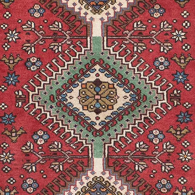 Alfombra de pasillo Alfombra persa - Nómada - 281 x 75 cm - rojo