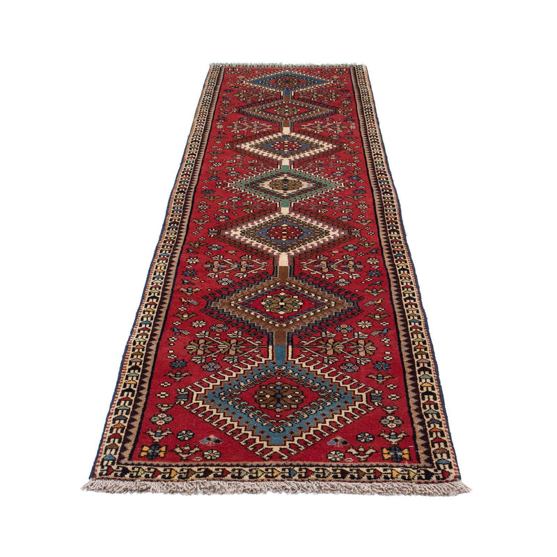 Alfombra de pasillo Alfombra persa - Nómada - 281 x 75 cm - rojo