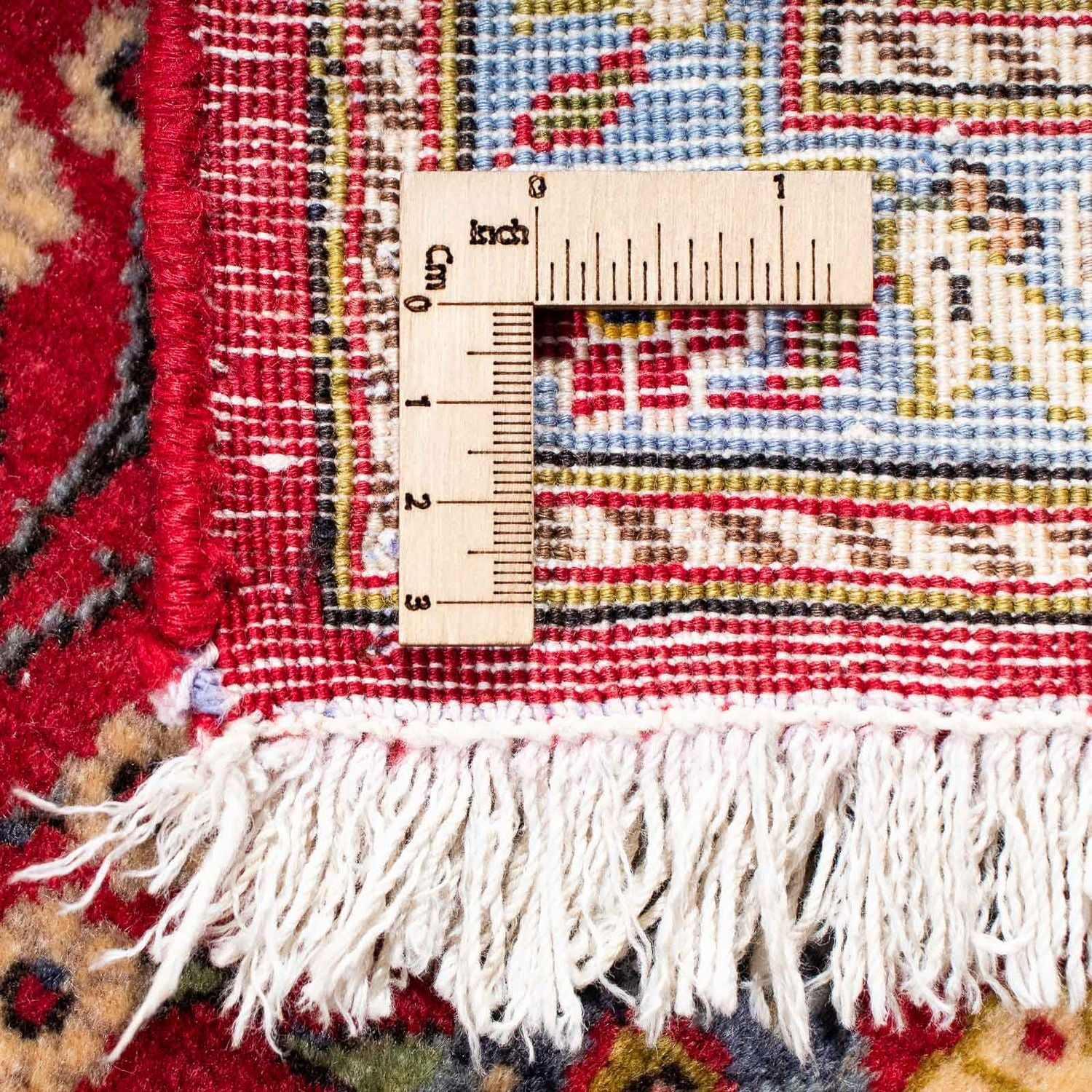 Alfombra persa - Keshan - 237 x 160 cm - rojo