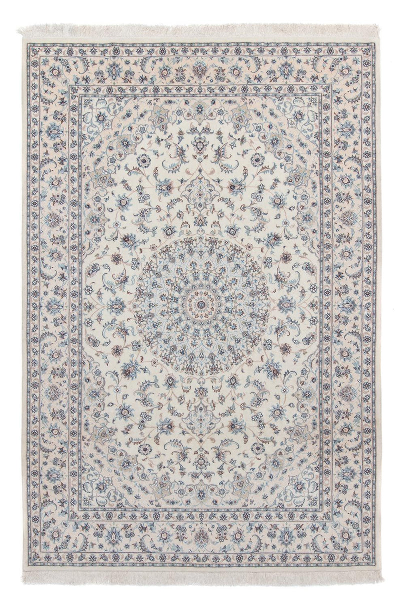 Alfombra Persa - Nain - Real - 304 x 203 cm - plata