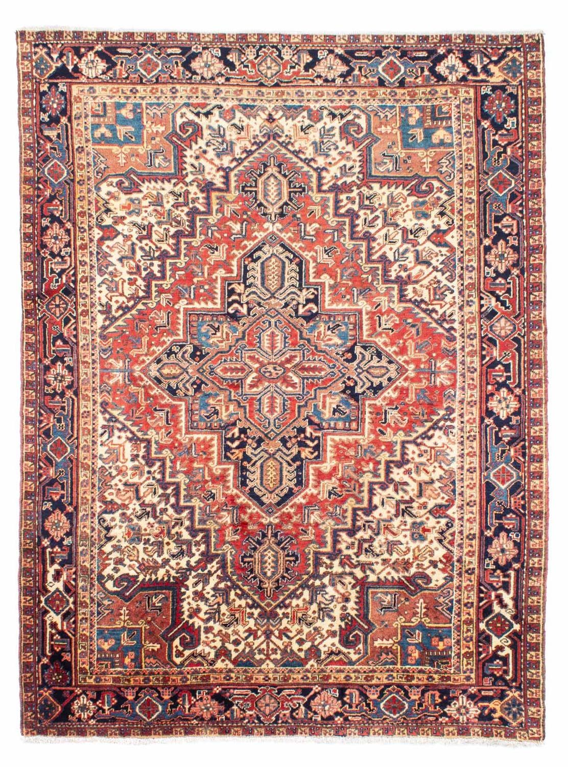 Alfombra persa - Nómada - 256 x 206 cm - rojo claro