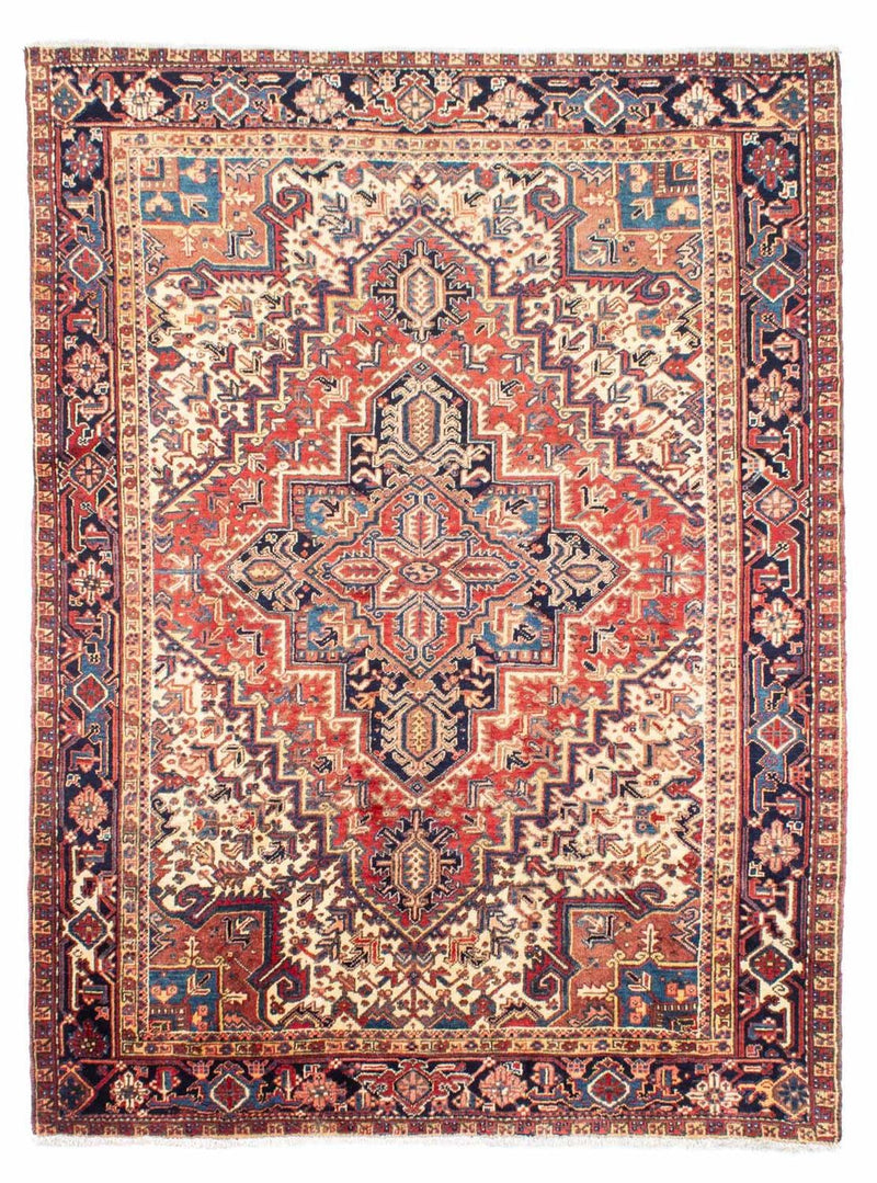 Alfombra persa - Nómada - 256 x 206 cm - rojo claro