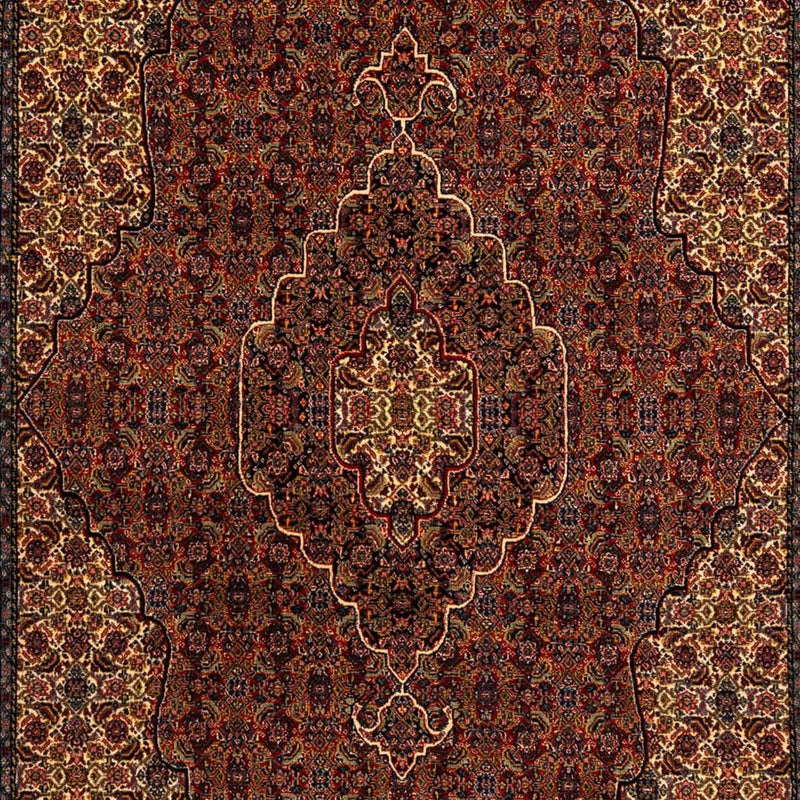 Alfombra persa - Nómada - 288 x 198 cm - rojo oscuro