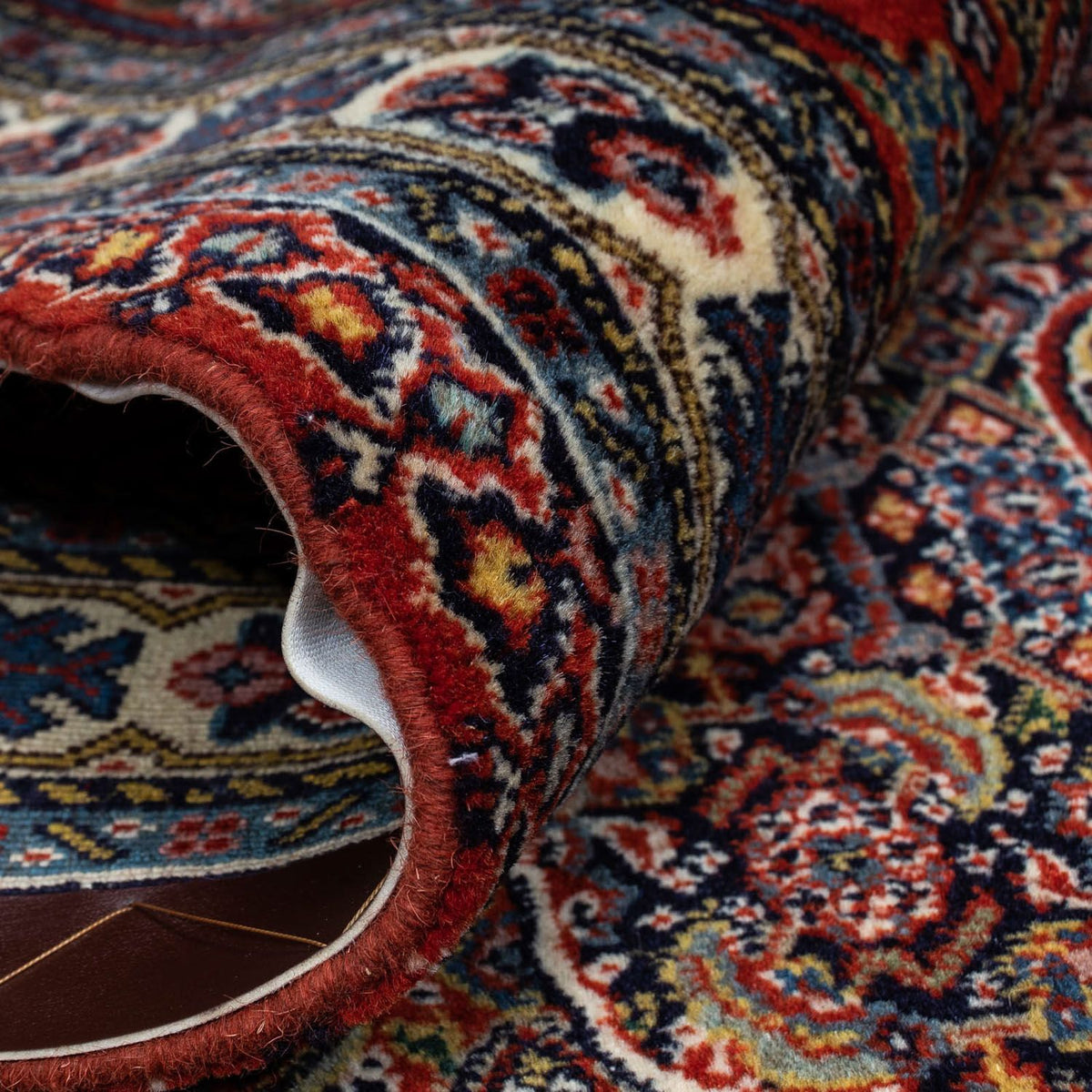 Alfombra persa - Nómada - 288 x 198 cm - rojo oscuro